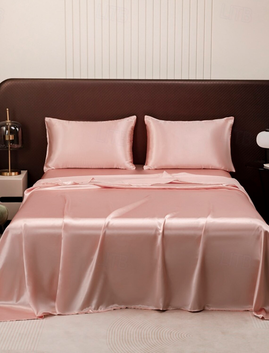 Set completo da letto in seta Mulberry