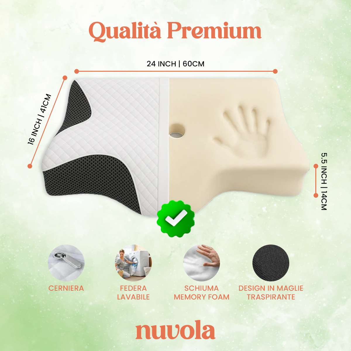 Cuscino Snow™ – Sollievo dal dolore